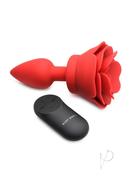 Booty Sparks 28x Rechargeable Silicone Vibrating Rose Anal...