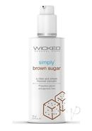 Wicked Simply Water Based Flavored Lubricant 2.3oz - Brown...